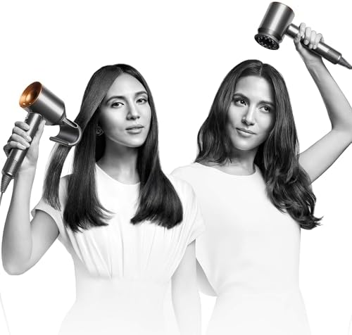 Supersonic™ asciugacapelli Straight+Wavy – asciugatura rapida senza calore estremo – controllo intelligente della temperatura – include 3 accessori