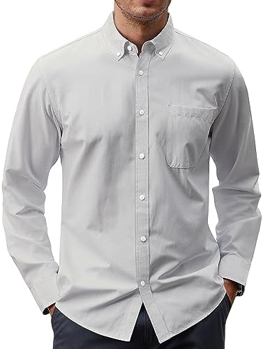 stafford travel wrinkle free stretch oxford long sleeve dress shirt Stafford Travel Wrinkle-Free Stretch Oxford Long-Sleeve Dress Shirt Big ( Oxford Blue, 18.5/38-39) at Amazon Men's Clothing store