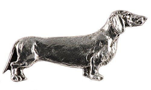 Dachshund Dog Pewter Lapel Pin, Brooch, Jewelry, D364F