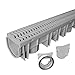 Source 1 Drainage S1E-PLCD Trench & Driveway Channel Drain with Grate