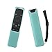 SIKAI Silicone Remote Case for Samsung BN59-01259B BN59-01259E BN59-01260A Smart TV Remote Battery Cover Shockproof Remote Skin Holder Anti-Slip Anti-Lost with Remote Loop (Glow in Dark-Blue)