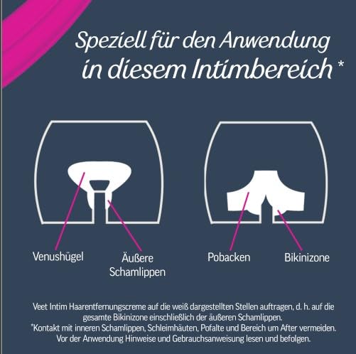 Veet Expert Intim-Haarentfernungs-Set - Enthaarungscreme für den Intimbereich inkl. Multi-Benefit-Schaum - 2 x 50 ml 5