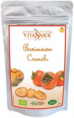 Vitasnack Organic Persimmon Crunch 24g (Pack of 10)