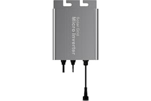 Y&H 500W Grid Tie Micro Inverter Auto AC110V/220V Output, DC26-46V PV Input, MPPT Pure Sine Wave, Suitable for 36V Solar Panel, Ideal for Small Home Solar Power System