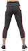 Neonysweets Women's Mesh Capri Yoga Pants Active Workout Leggings Grey M