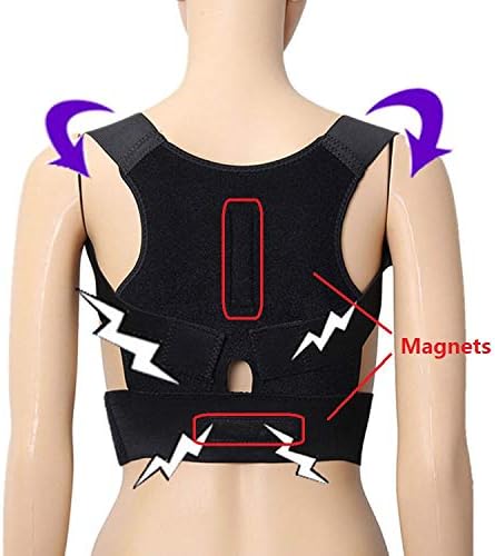 Adjustable Posture Corrector Braces Supports Back Belt Support Corset Back Lumbar Shoulder with,China,Yellow,M