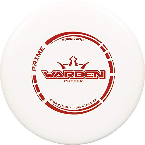 Dynamic Discs Prime Warden Disc Golf Putter 170g Plus White Throwing Disc Golf Putter