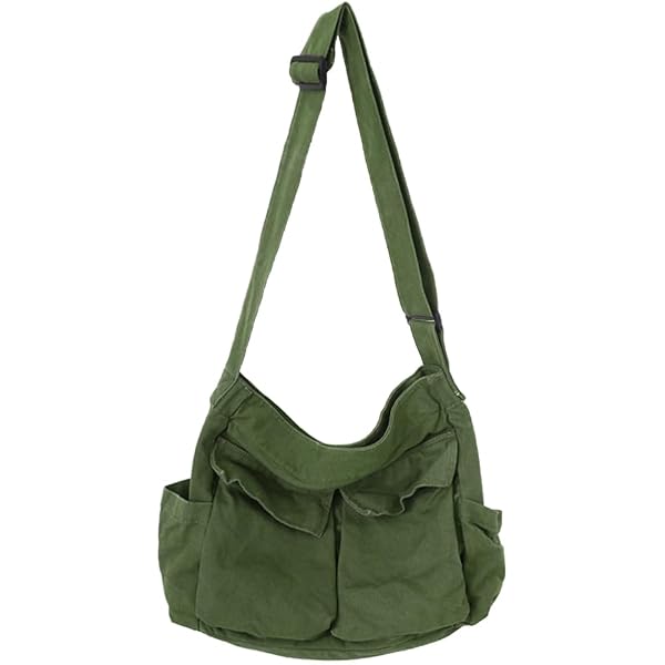 Amazon.com: Vintage Canvas Messenger Bag for Men Women Crossbody