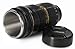 Claybox Nikon 24-70mm f/2.8G 14.5-Ounce 1:1 DSLR Camera Lens Coffee Tea Mug, Stainless Steel Interior, Plastic Exterior