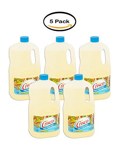 PACK OF 5 - Crisco Pure Vegetable Oil, 1 gallon