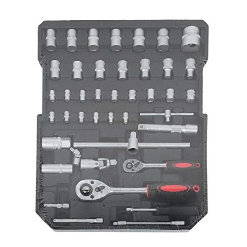 Aiglen 969Pcs / Set Werkzeugkoffer Toolbox Werkzeug-Reparatur-Kit Mit Teleskopstiel Trolley Multi-Funktions-Toolbox – Bild 4