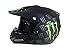 Myheartgoon Motocross Helmet Dirtbike Racing Helmet New Bright Black Five Star