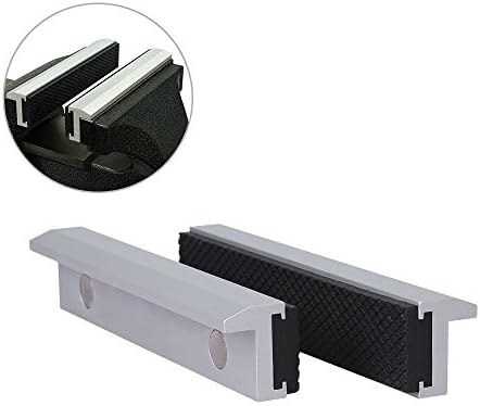 JIKE Vise Jaws, Extra Strong,High Magnetic Multi-Purpose Fit Wide Array of Vices Available in 4" or 6" (6 inches)