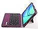 IVSO Galaxy Tab A 9.7 Keyboard case - Ultra-Thin DETACHABLE Wireless Keyboard Stand Case/Cover for SamSung Galaxy Tab A SM-T550NZWAXAR 9.7-inch Tablet(Purple)