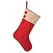 Grasslands Road Stocking, 15 by 11-Inch, Red, Wool