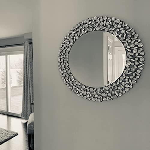 KOHROS Large Antique Wall Mirror Ornate Glass Framed Decor