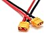 Padarsey 2 Pair XT90 Plug Male Female Connector with 150mm 10AWG Silicon Wire for RC Lipo Battery FPV Drone(2 Pair)