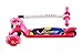 LIYU 1281F Mini Children Scooters 3 Wheels Mini Kick Scooter Pink with Flashing Wheel for Kids 2-6
