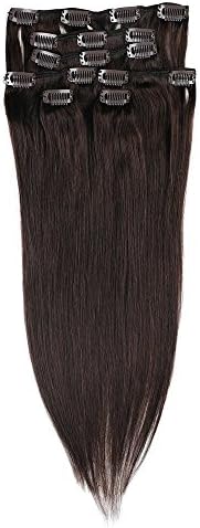 21 Colors Straight Remy 100% Human Hair Extensions70g 15inch ,18inch ,20inch ,22inch ,Beauty Salon Women's Accessories---Only sold by Star_hair (20inch-50cm 70g, #2 dark brown)