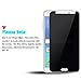 [2 PACK] Samsung Galaxy J7 J700 2015 Screen Protector, DONWELL Shield Privacy Anti-Spy Tempered Glass Screen Protector for Galaxy J7 SM-700 2015/SM-J700F/P[Anti-Fingerprint] [Scratch-Resistant]