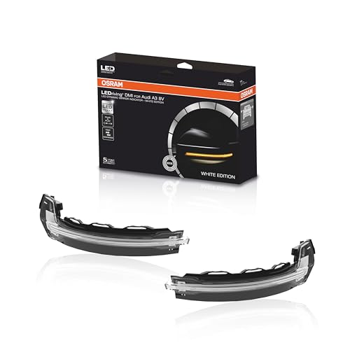 LEDriving Dynamic LED Mirror Indicators - Audi A3, S3 & RS3 (2019+) - White Edition