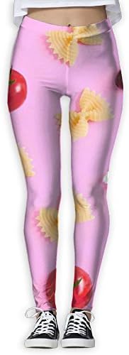 Fresh Pink Food.PNG Yoga Pants Workout Running Leggings Thin Capris Pants Training Fitness PantsControl Posture Pants