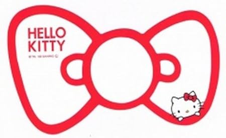 Amazon Co Jp Neko Shipping Hello Kitty Ribbon Stickers Wkt 23 Pink White Car Bike Products