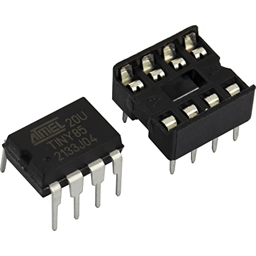 5pcs ATTINY85-20PU DIP-8 IC MCU 8BIT 8KB Microcontroller with 5pcs