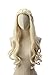 Daenerys Targaryen wig in Game of Thrones Season 7 Long Curly Braided Wig Blonde Cosplay Costume Hair for Women