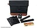Smell Proof Bag 7x6 inches with Vegan Leather | Carbon Lined | Double Sealed | Sleek Waterproof Zipper | Eliminates Strong Odors | Dog Tested