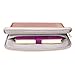 Laptop Sleeve Case Bag 13inch- Waterproof Glitter PU Leather Protective Cases Cover Compatible 13.3 Inch MacBook Air Pro Retina /Surface Laptop, Rose Gold