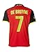 NEW! - Belgium UEFA Euro 2016 #7 De Bruyne Home Soccer Kids Jersey & Shorts - Youth Sizes