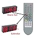 Lattice LED Digital Alarm/Countdown/Up Clock with Remote