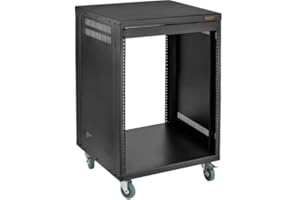 UNKNOWN Auray ERS- 12U Steel Equipment Rack with 3" Casters (12 RU)