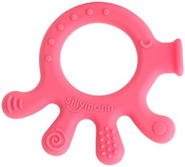 WSB240 Baby Teether Soother Pacifier Gum Massagers Octopus (Pink)