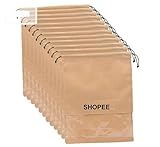 Shopee Branded Transparent Shoe Bags (Pack Of 12)