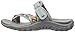 Skechers Women's Reggae Zig Swag Flip Flop,Grey/Multi,8 M US