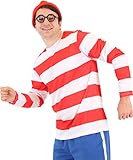 Where's Waldo Deluxe Costume Set (Adult Large)