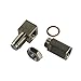 Jzz Cozma 90 Degree Angled adapter O2 Sensor spacer Check Engine Light Cel Fix - Stainless Steel 201 with Mini Catalytic Converter Inside
