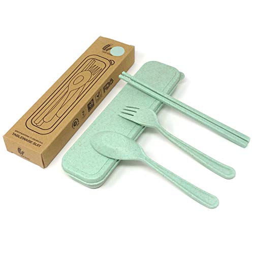 image for Honbay 3PCS Portable Cutlery Boreal Europe Style Healthy Eco-Friendly 