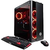 CYBERPOWERPC GXiVR8080A3 Overclockable Gaming PC Desktop (Liquid Cooled i7-8700K 3.7GHz, Z370 Motherboard, 16GB DDR4, NVIDIA GeForce RTX 2080 8GB, 240GB SSD, 1TB HDD, 802.11AC WiFi & Win 10) Black