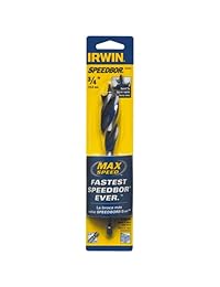 Irwin 3041004 Speedbor Max - Punta de repuesto para auto alimentación (3 4" por 6"