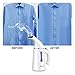 ZOOMXIN Portable Garment Steamer for Clothes, Handheld Fabric Steamer with Fast Heat-up Powerful Automatic Shut-off Safety Protection 7-1 Clothes Steamer for Travel and Home, 130ML, White