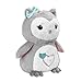 Lambs & Ivy Sweet Owl Dreams Gray/White Plush Stuffed Animal Toy - Sugar Cookie