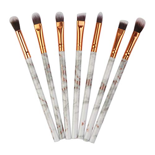 Perfect Best Gifts for Women!!! Jumberri 7Pcs Multifunctional Marble Makeup Brush Concealer Eyeshadow Brushes Set Makeup Tool Kit Cosmetic