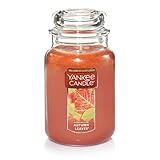 Yankee Candle Autumn Leaves Scented Premium Paraffin Grade Candle Wax with up to 150 Hour Burn Time, Large Jar