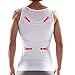FitnessSun - Mens Tights Undershirt - Compression Base layer - Body Shaper Sports Muscle Tank Top - Abs Abdomen Slim, White, S