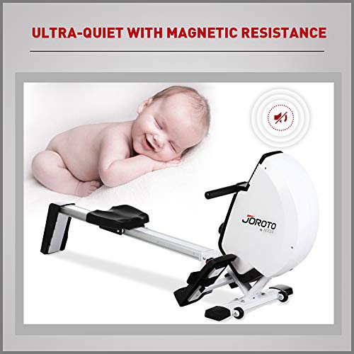 JOROTO Magnetic Rowing Machine Rower - Row Machine Exercise Equipment Workout Rowing Machine for Home Use - Thumbnail 7