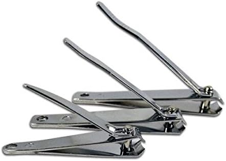 3 x High Quality Stainless Steel Nail Clippers Manicure Toe Trimmer Finger