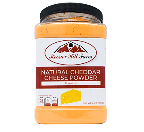 Hoosier Hill Farm Premium Cheddar Cheese Powder, No Artificial Colors